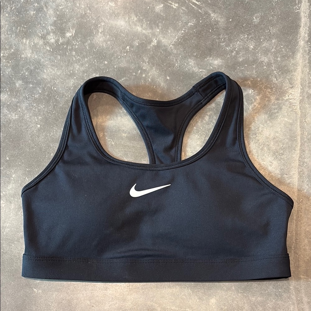 Nike Black Sports Bra with Racerback Design